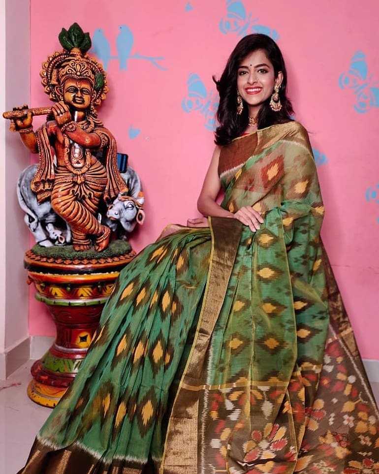 YNF SOFT SILK RRW 02 SILK SAREES WHOLESALE SOFT SILK TRADITIONAL IKAT SAREES MANUFACTURER